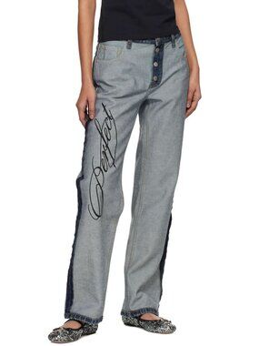 Marc Jacobs Blue Imperfectly Perfect Jeans Denim